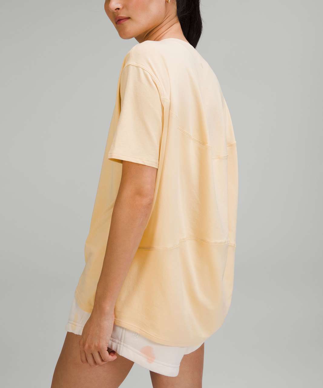 Lululemon Back in Action Short Sleeve Shirt - Prosecco