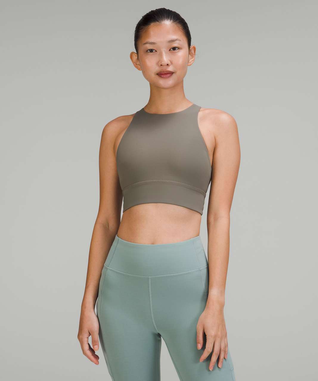 Lululemon Energy Bra High-Neck Longline Medium Support, B–D Cups - ShopStyle