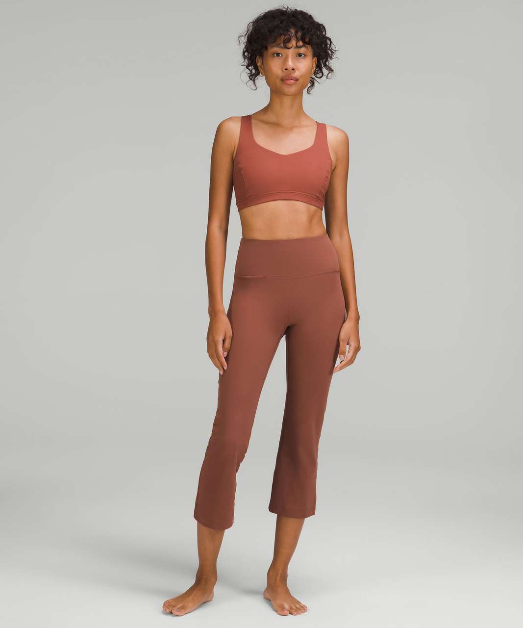 Lululemon Groove Super-High-Rise Crop 23" - Ancient Copper - lulu fanatics