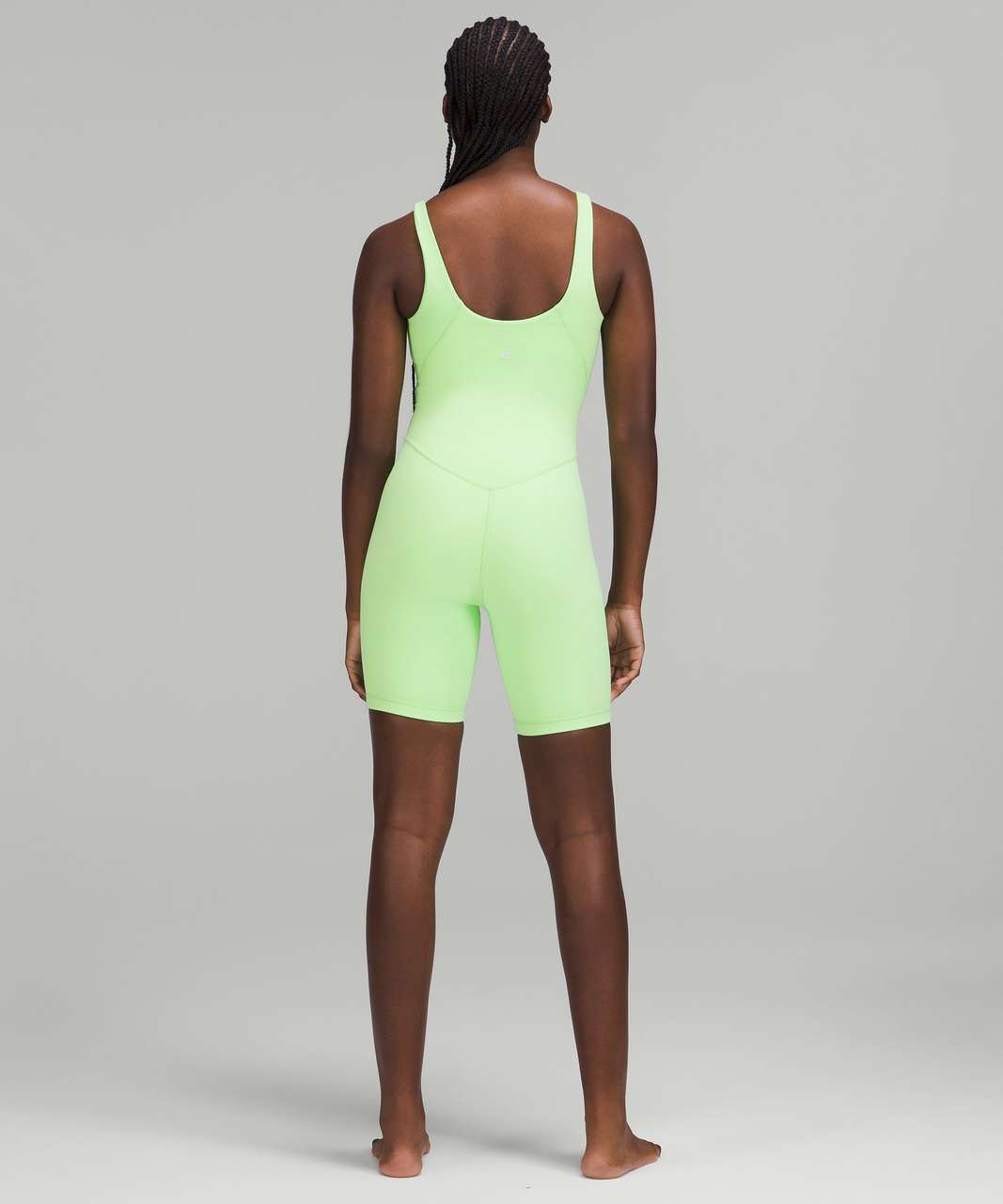 NWT Women's Lululemon Align Bodysuit 25” BRZG Green One Piece Sz 10