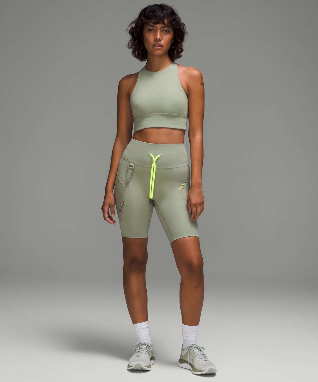 Lululemon Convertible High-Rise Hiking Jogger - Laurel Green / Dewy - lulu  fanatics