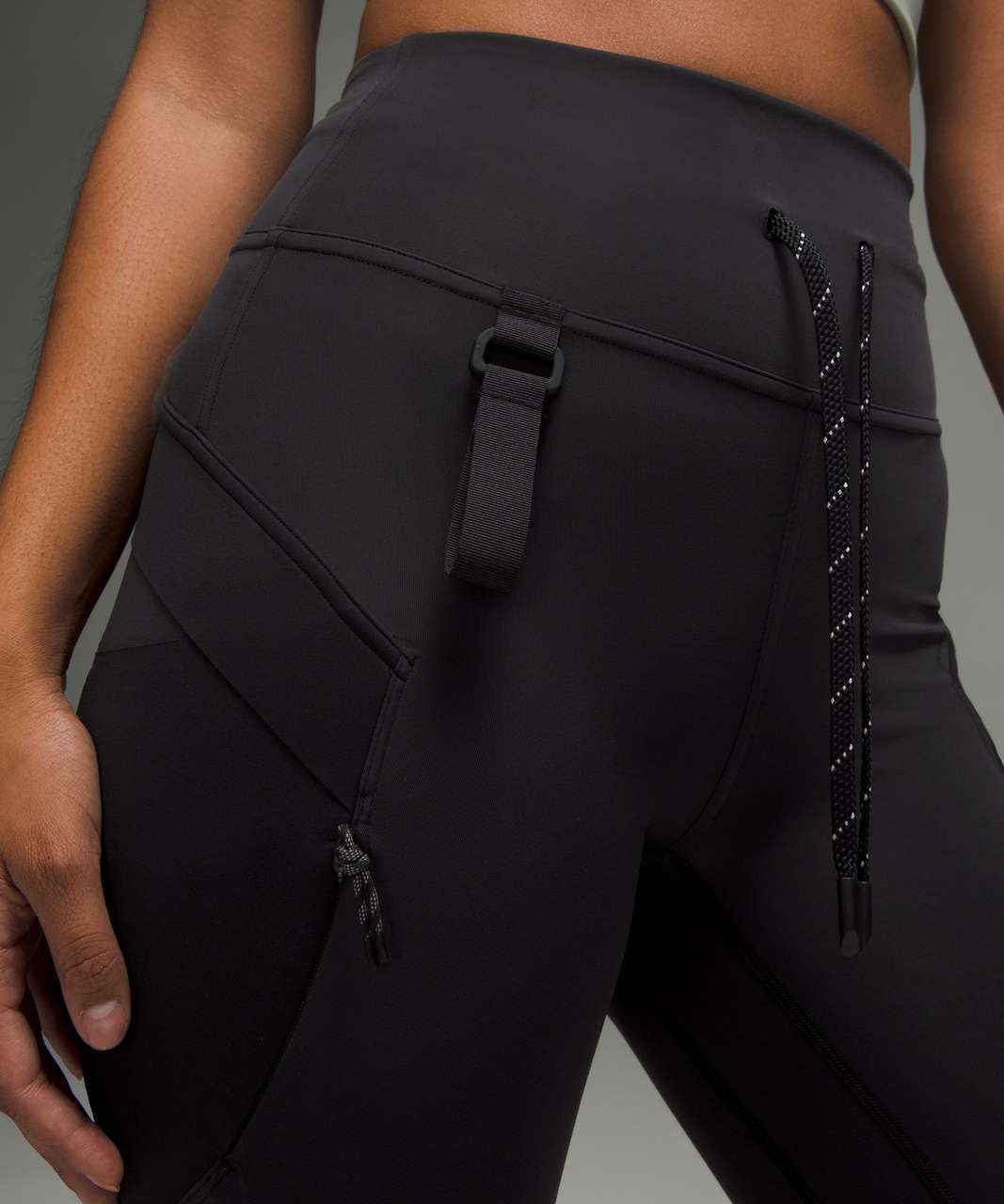 Lululemon Cargo Super-High-Rise Hiking Tight 25 - Black - lulu fanatics