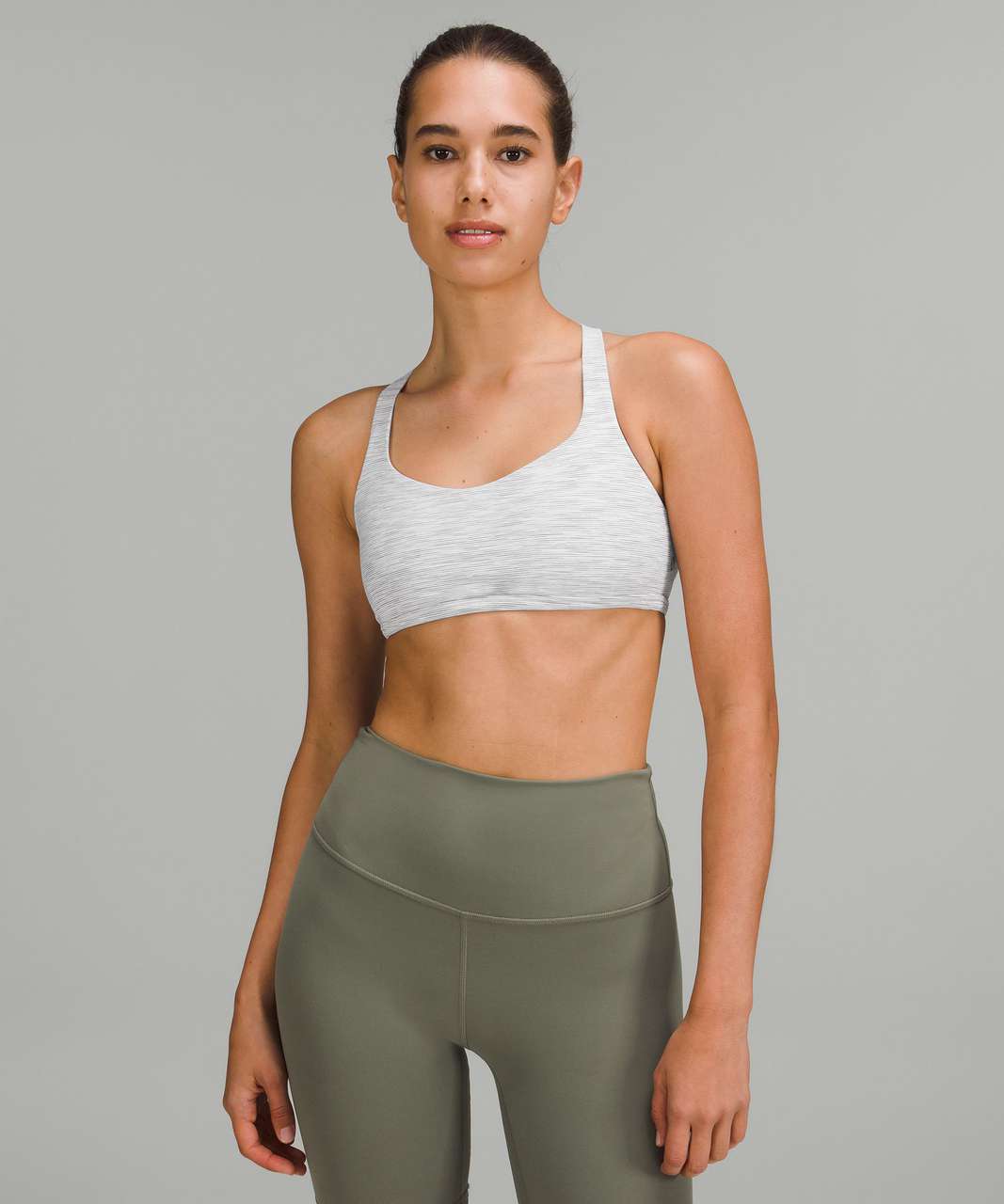 Lululemon Free to Be Bra - Wild *Light Support, A/B Cup - Wee Are From Space Nimbus Battleship / Wild Mint
