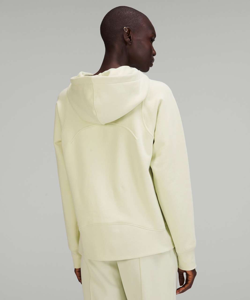 Lululemon Loungeful Cropped Hoodie In Creamy Mint