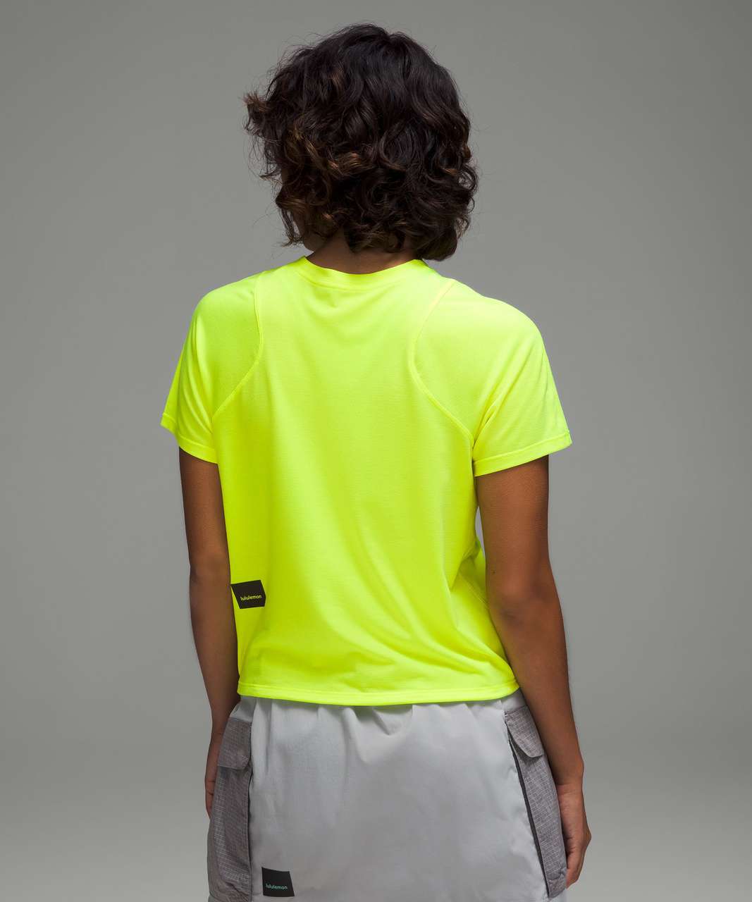 Lululemon Lightweight Cinched Hem Hiking T-Shirt - Highlight Yellow