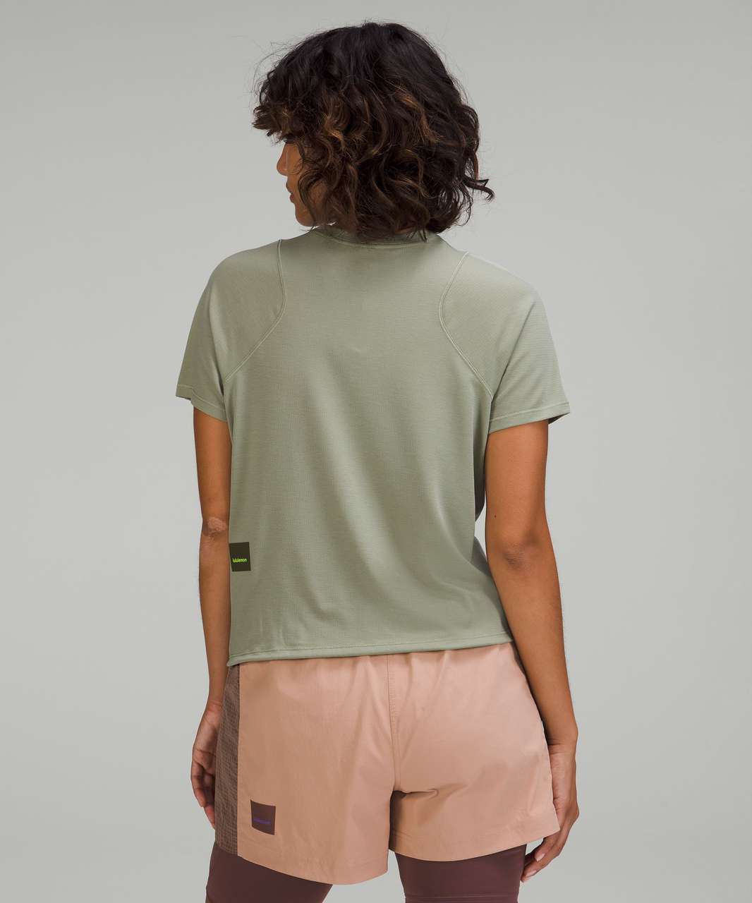 Lululemon Lightweight Cinched Hem Hiking T-Shirt - Laurel Green