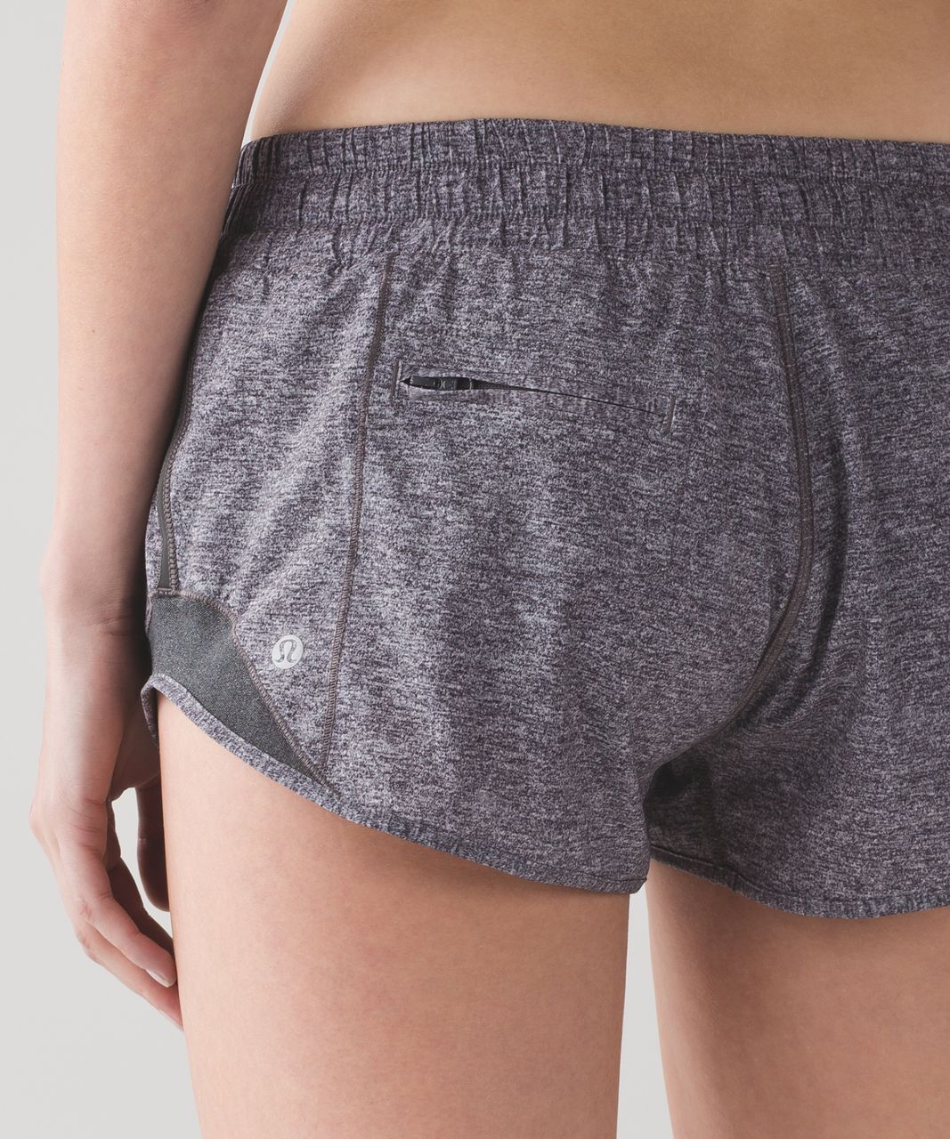 Lululemon Hotty Hot Short (2 1/2") - Heathered Black