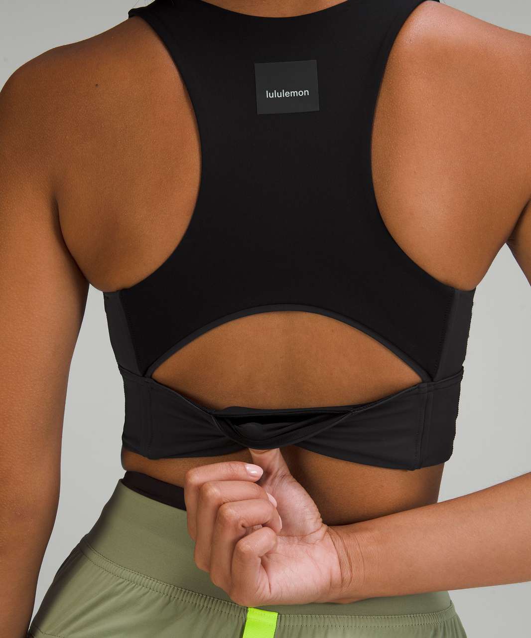 Lululemon Hike to Swim Bra - Black / Graphite Grey / Graphite Grey - lulu  fanatics