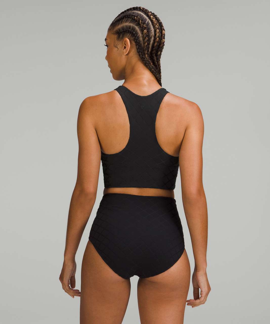 Diamond Grid Swim Top *A/B Cup