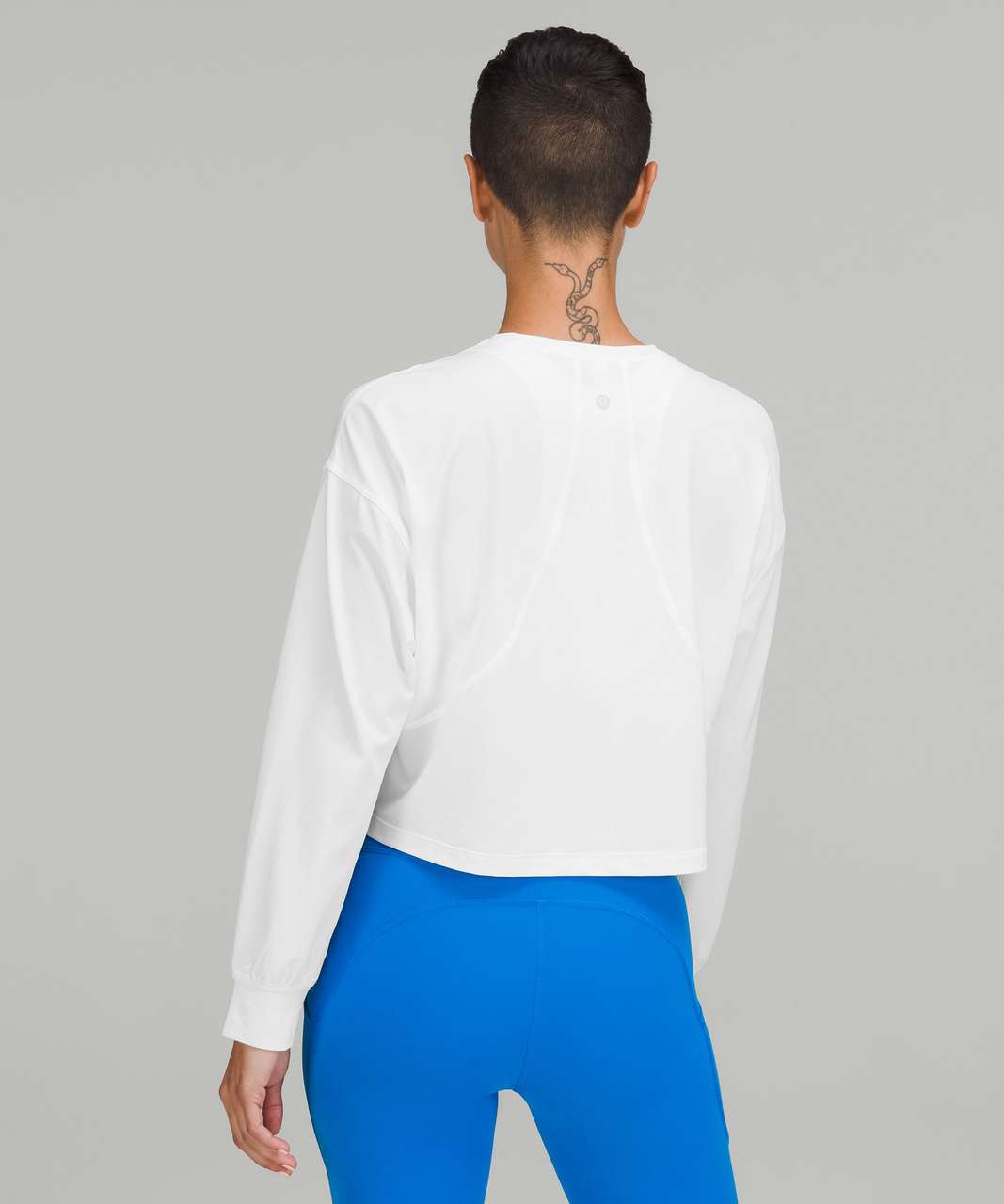 Lululemon Abrasion-Resistant Training Long Sleeve Shirt - White