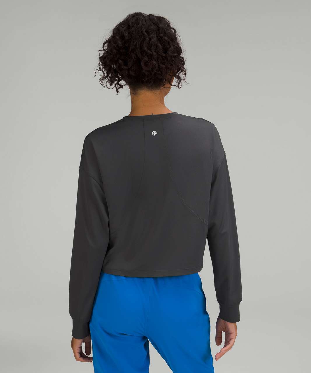 Lululemon Abrasion-Resistant Training Long Sleeve Shirt - Graphite Grey