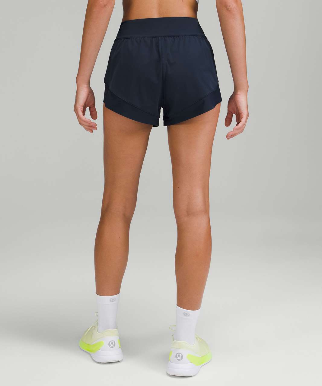 Lululemon Calm Tides Lined Running Short 2.5" - True Navy