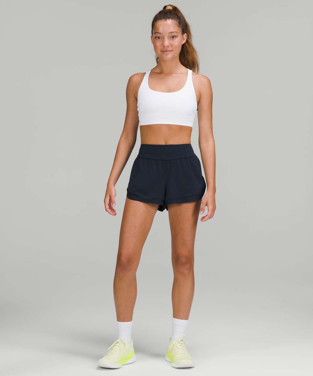 Lululemon Calm Tides Lined Running Short 2.5 - True Navy - lulu