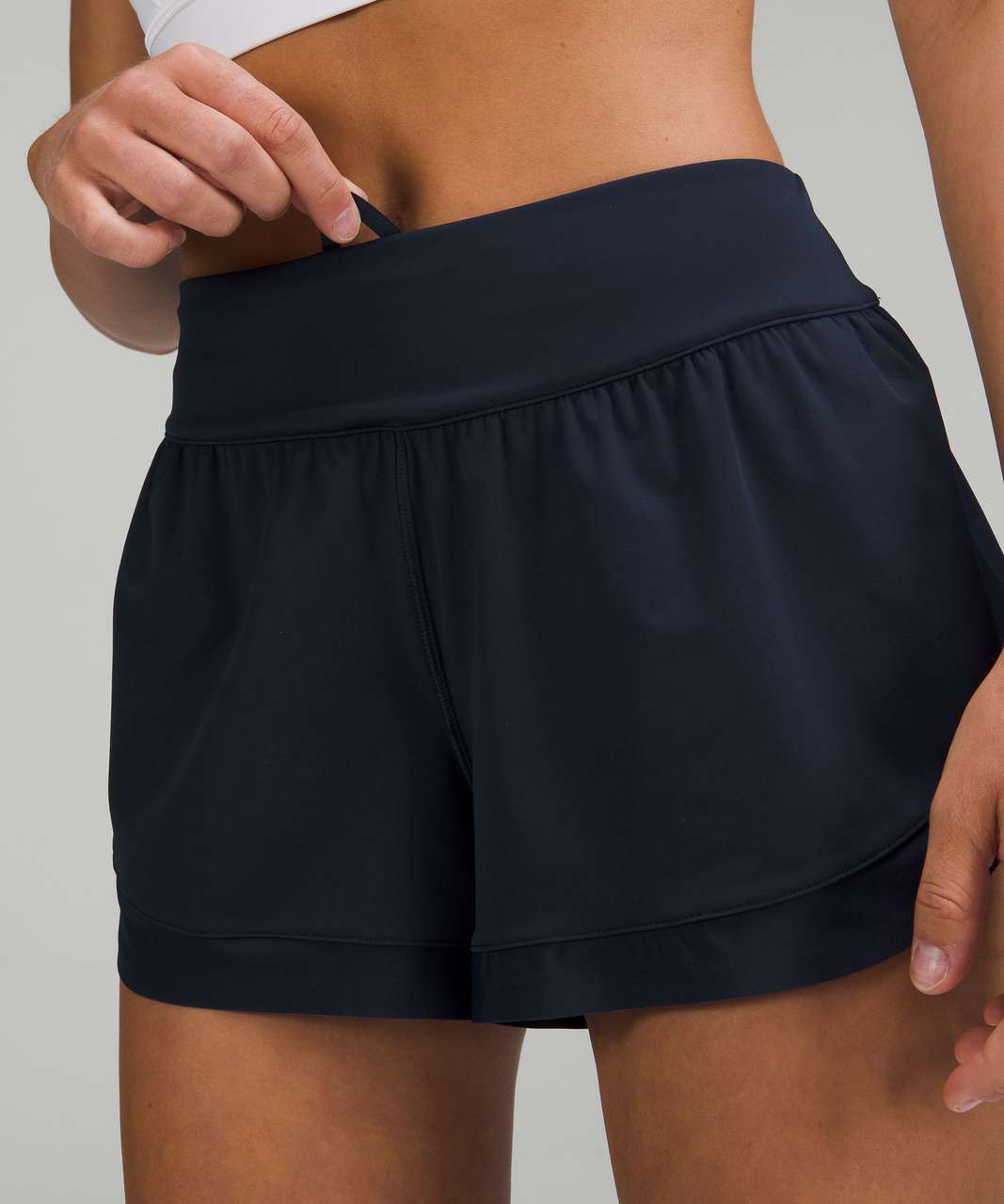 Lululemon Calm Tides Lined Running Short 2.5 - True Navy - lulu