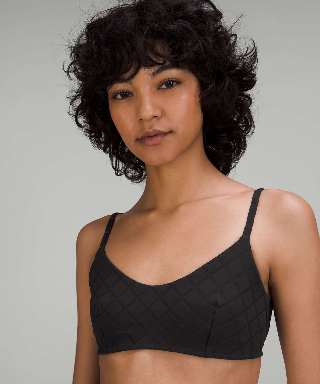 Lululemon Deep Sea Swim Top - Black - lulu fanatics