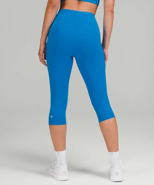 Lululemon Invigorate High-Rise Crop 23 - Heathered Water Drop