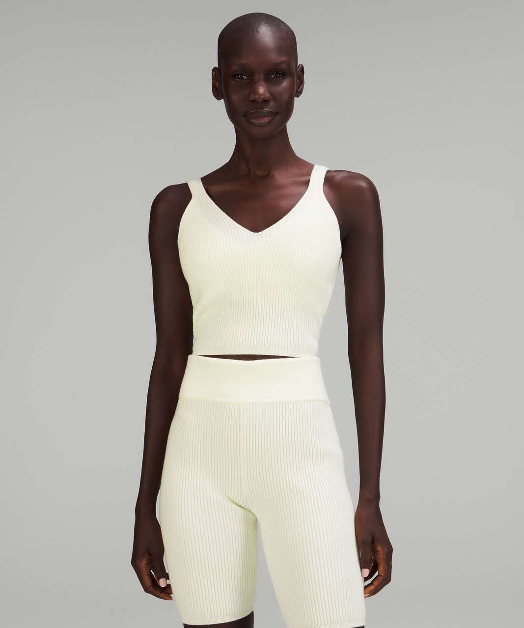 Off White Tank Top - Ribbed Tank Top - Sleeveless Tank Top - Lulus