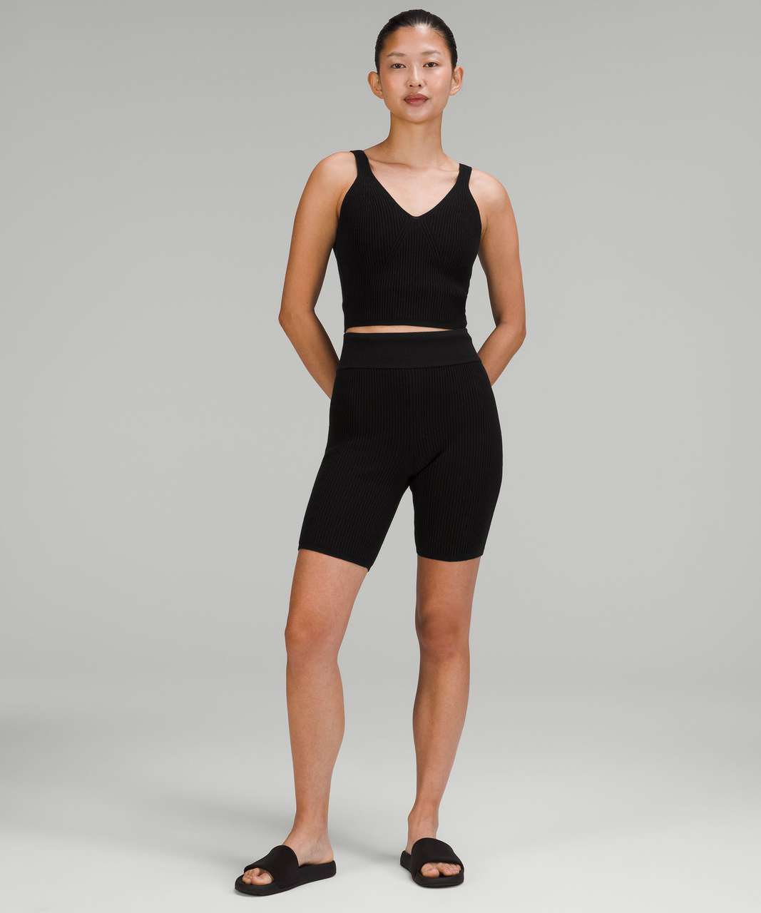 Lululemon Align Ribbed Tank Top - Black - lulu fanatics