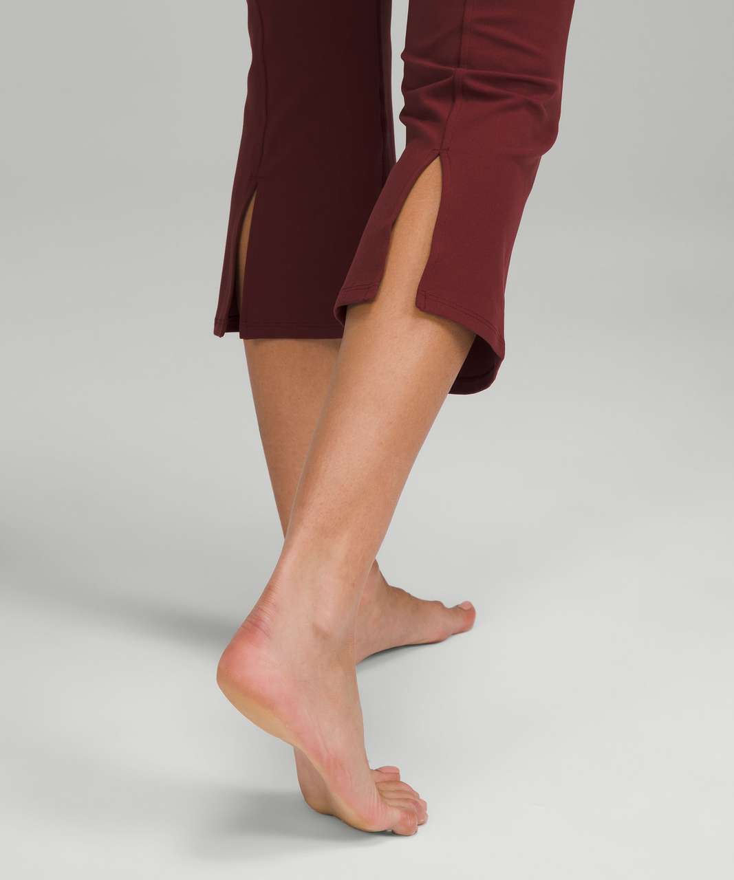 Lululemon Add Flare High-Rise Crop 21" - Red Merlot