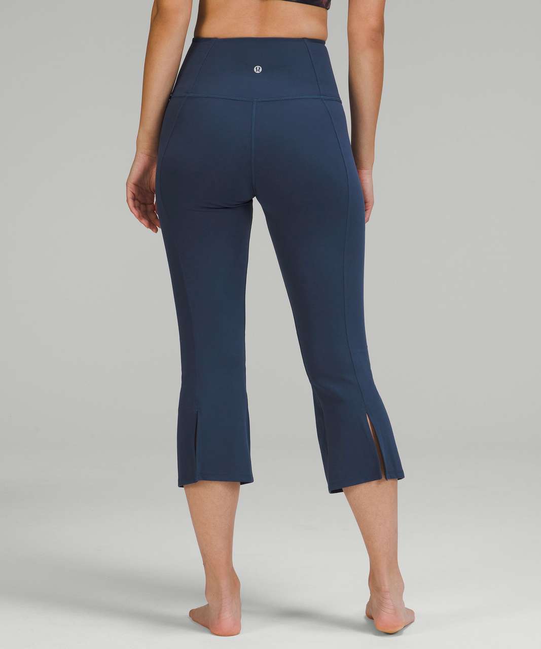 NWT Lululemon Add Flare High Rise Crop 21 Water Drop Blue 8