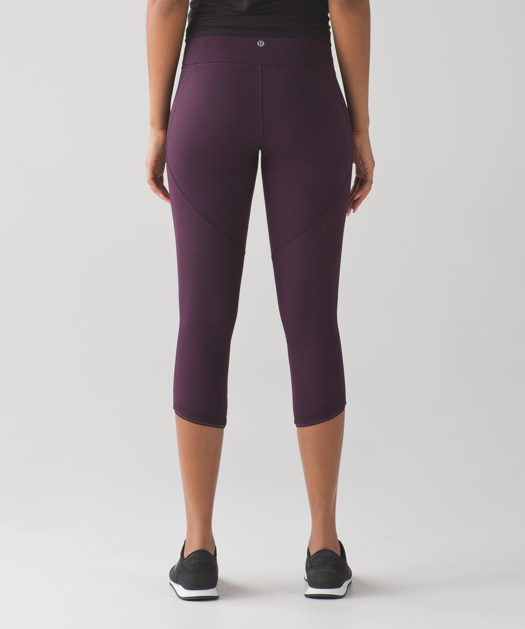 Lululemon Deep Breath Crop (21" ) - Black Cherry