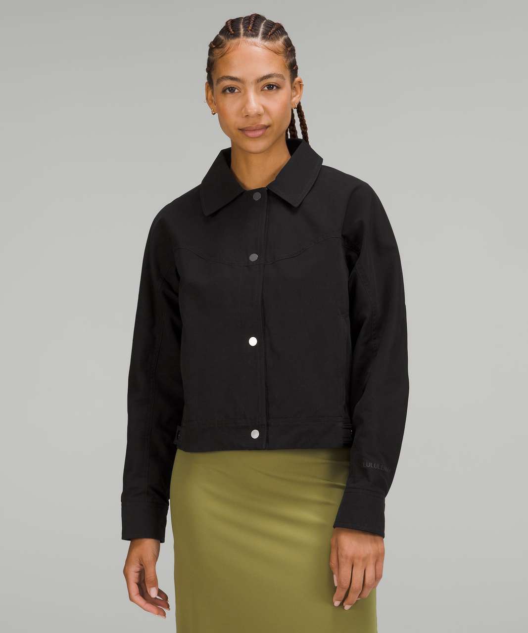 Lululemon Zip-Up Shirt Jacket - Black - lulu fanatics