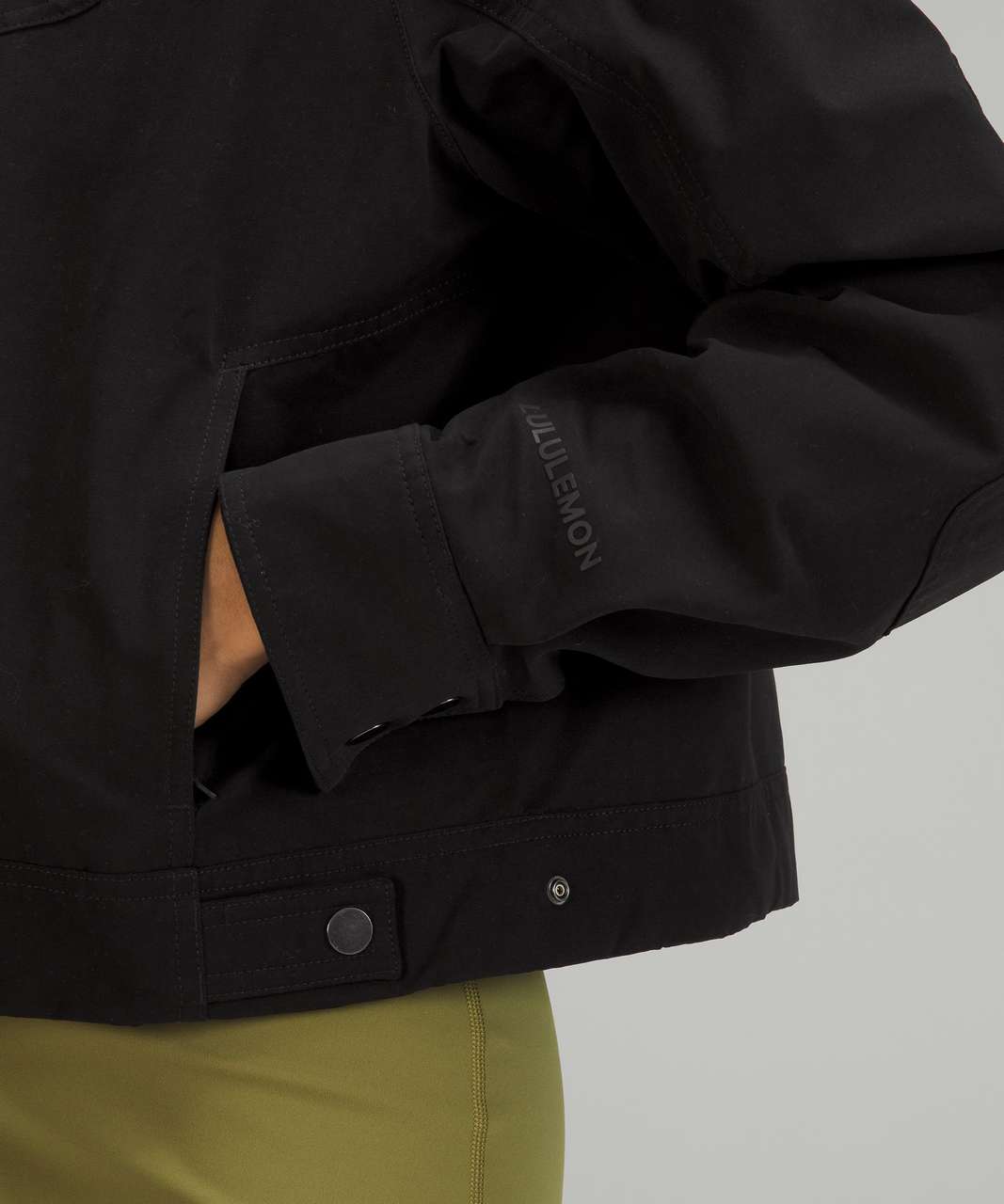 Lululemon Cotton Shirt Jacket - Black