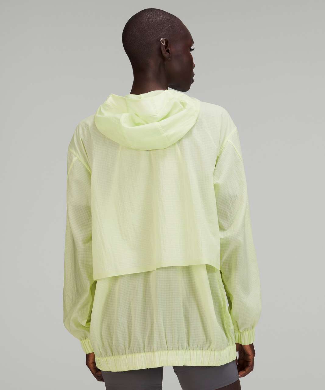 Lululemon lab Translucent Hooded Jacket - Crispin Green