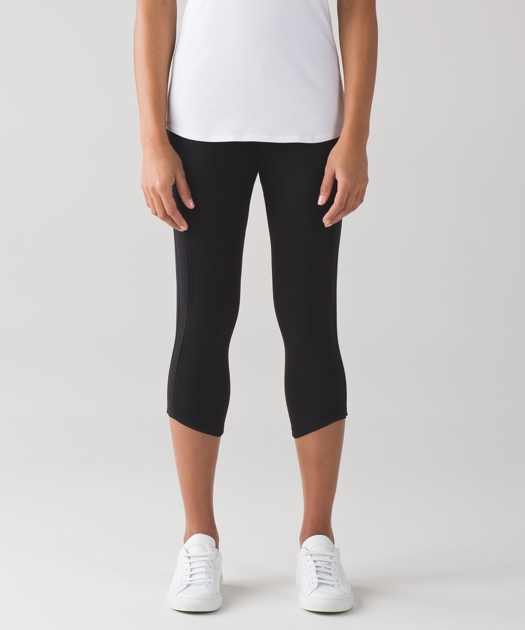 Lululemon Deep Breath Crop (21 ) - Black - lulu fanatics