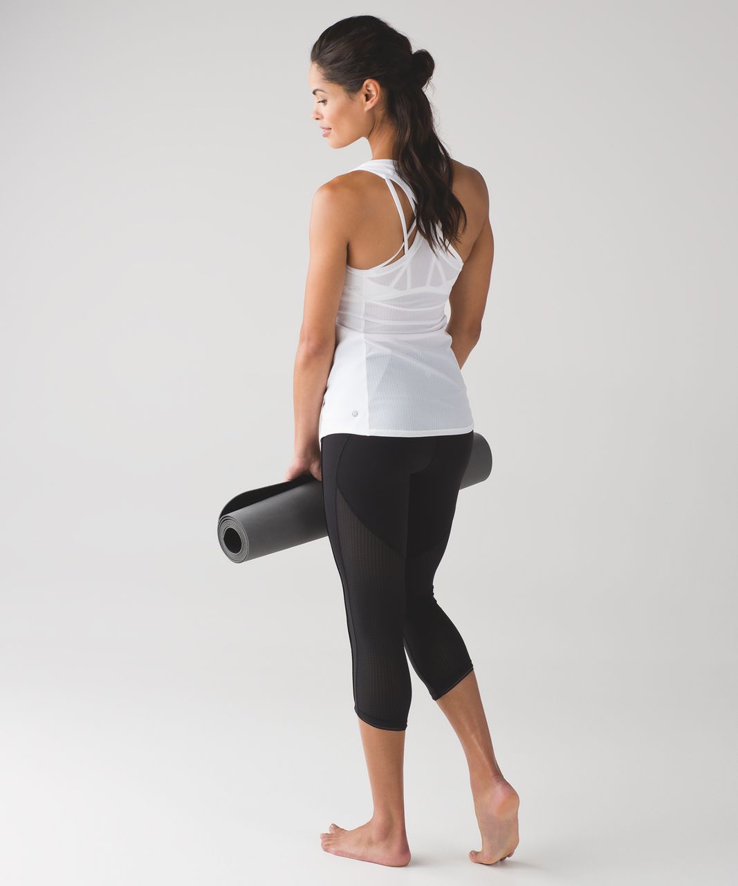 Lululemon Deep Breath Crop (21" ) - Black