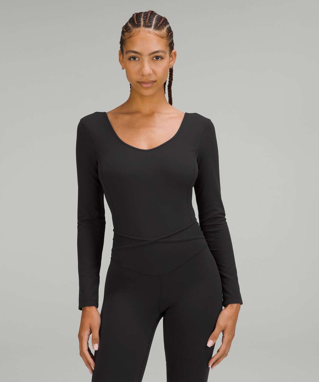 Lululemon Align Mesh Bodysuit *Special Edition - Black - lulu fanatics