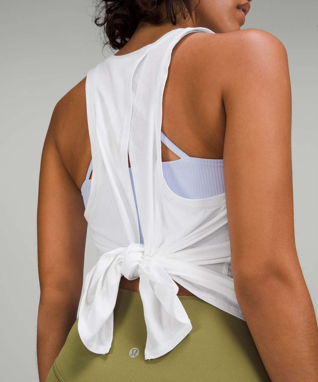 Lululemon All Tied Up Tank Top - White