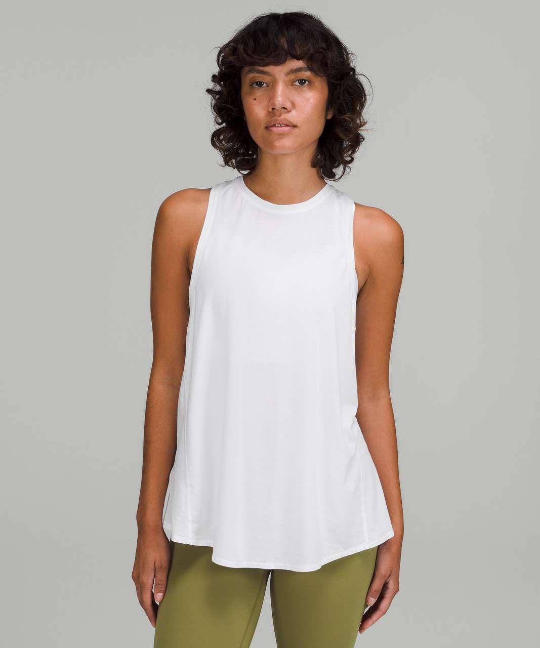 Lululemon All Tied Up Tank Top - White