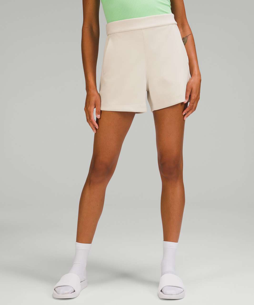 lululemon athletica Softstreme High-rise Short 4 in White