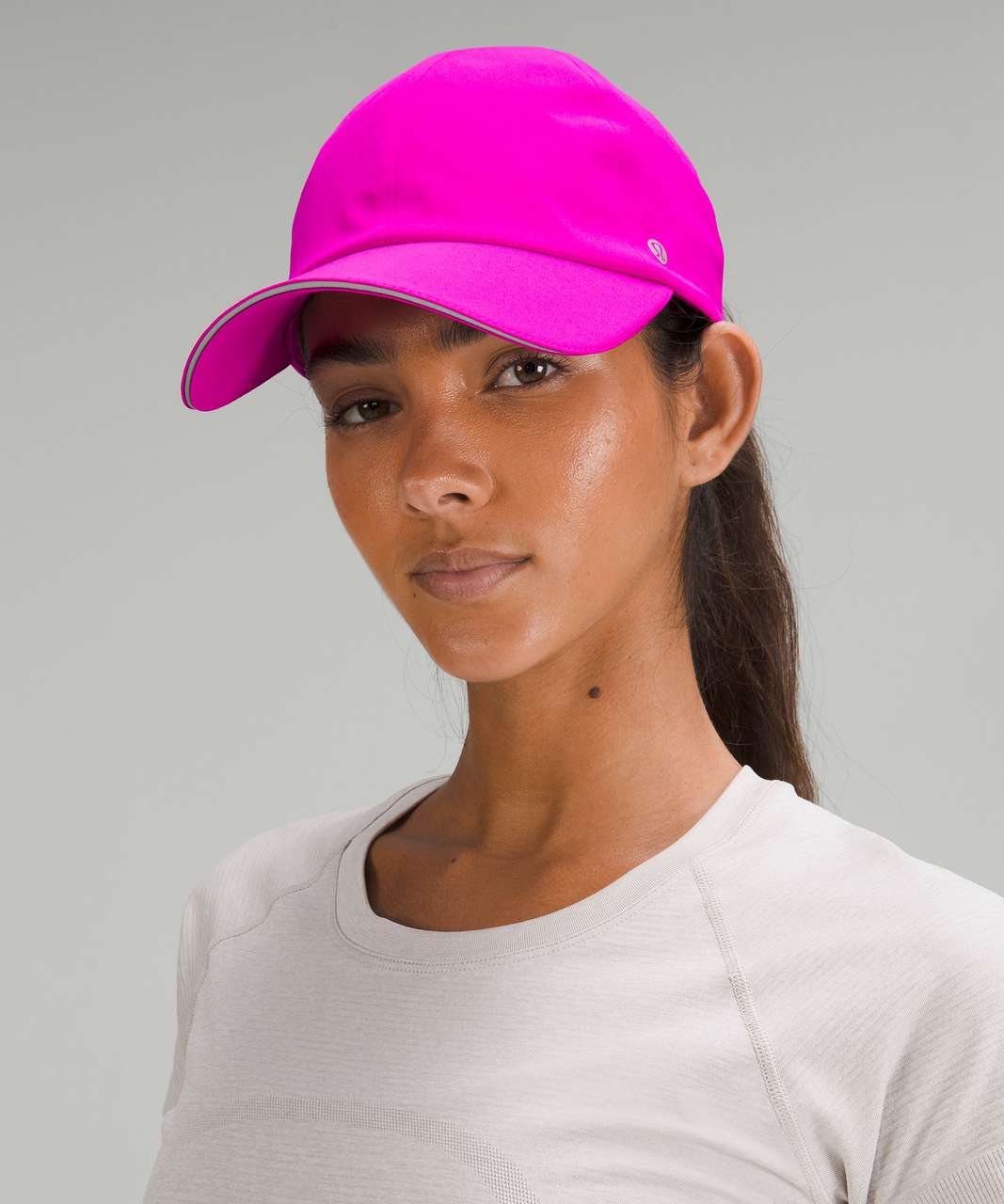 Lululemon Womens Fast and Free Running Hat - Purple Highlight