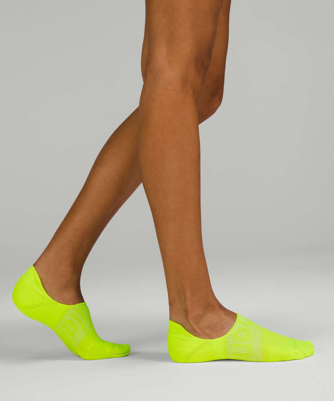 Lululemon Power Stride No-Show Sock with Active Grip 3 Pack - Highlight  Pink / Highlight Yellow / Blaze Orange - lulu fanatics