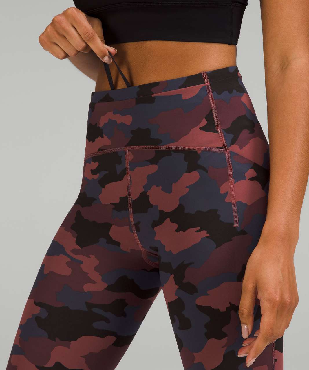 Lululemon Swift Speed High-Rise Tight 28" - Heritage 365 Camo Smoky Red Night Sea Multi