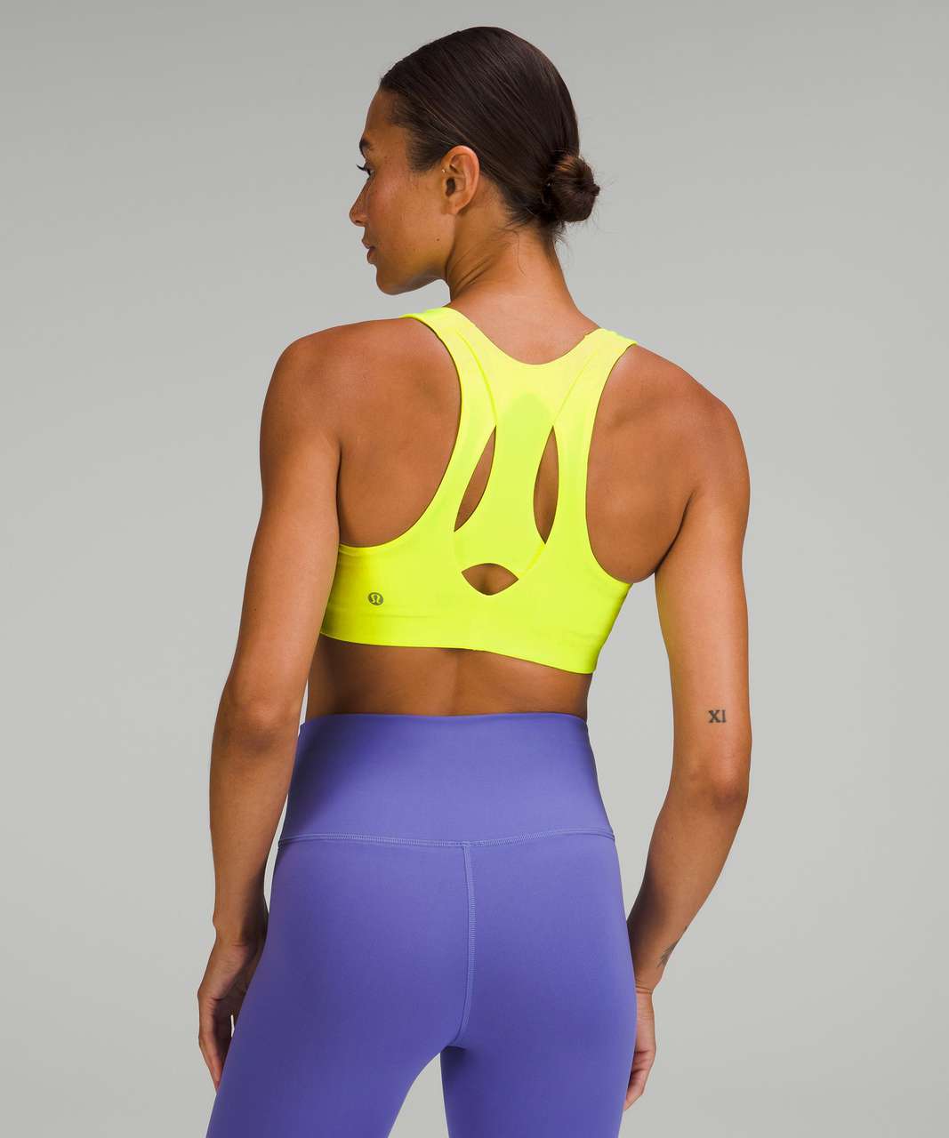 Yellow Racer Back Bra