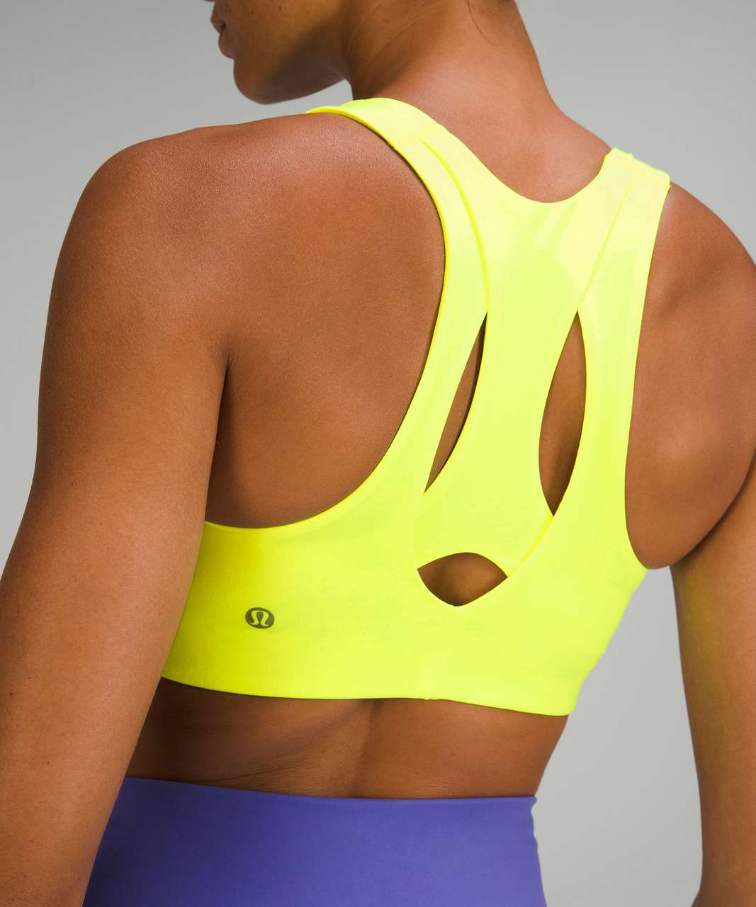 Lululemon Open Racerback Train Bra *Medium Support, B/C Cup - Highlight Yellow