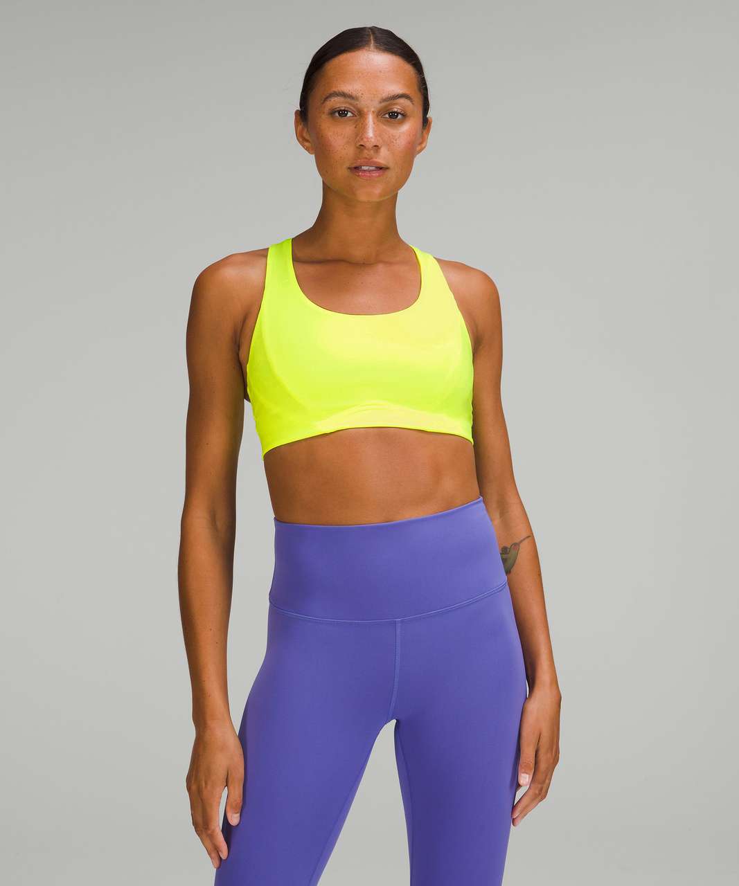 Lululemon Open Racerback Train Bra *Medium Support, B/C Cup - Highlight Yellow