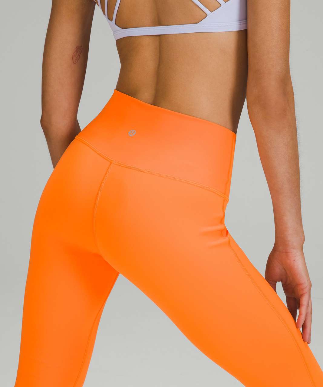 Lululemon Wunder Under High-Rise Tight 28" *Full-On Luxtreme - Orange Soda