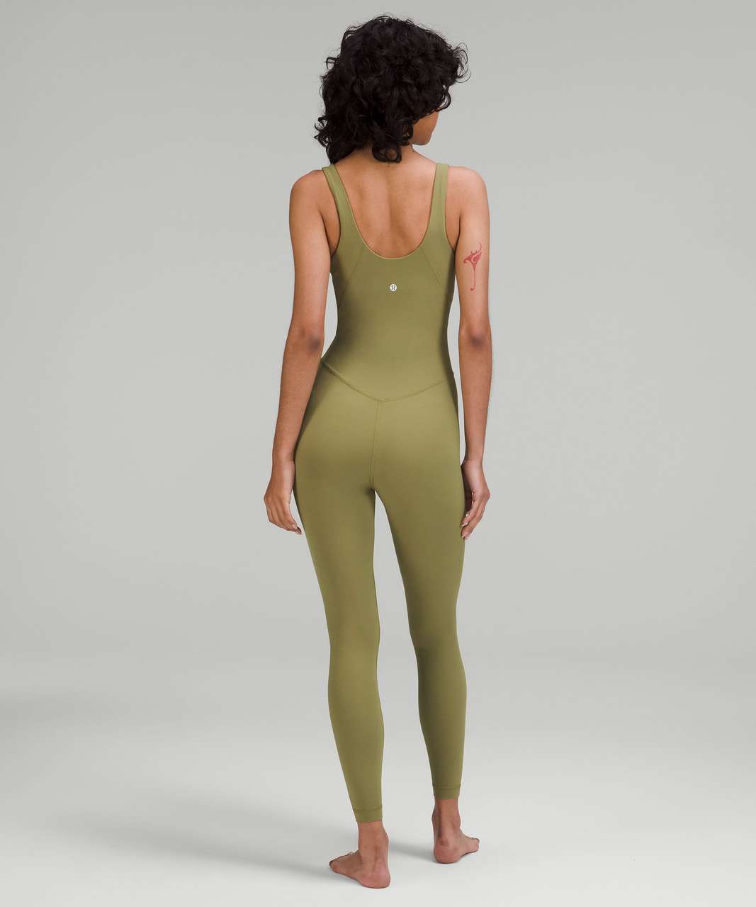 Lululemon Align Bodysuit 25 - Bronze Green - lulu fanatics