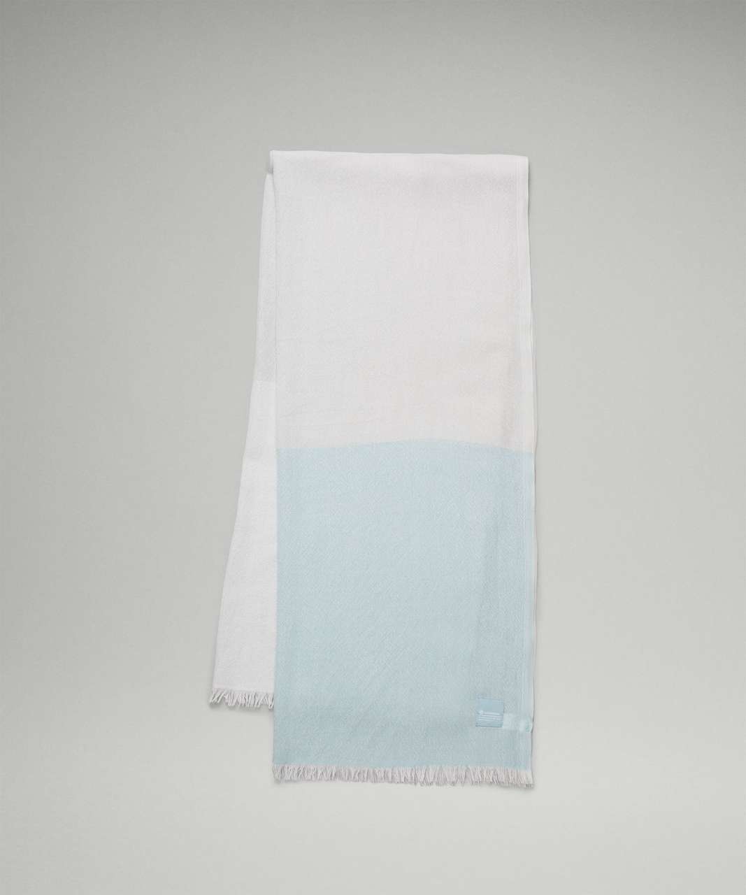 Lululemon Long Rectangle Scarf - Breeze Blue / Seal Grey / Vapor