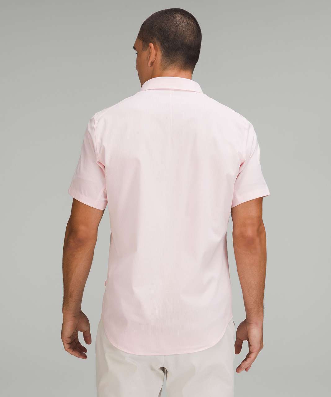 Lululemon Airing Easy Short Sleeve Shirt - Heathered Strawberry Milkshake