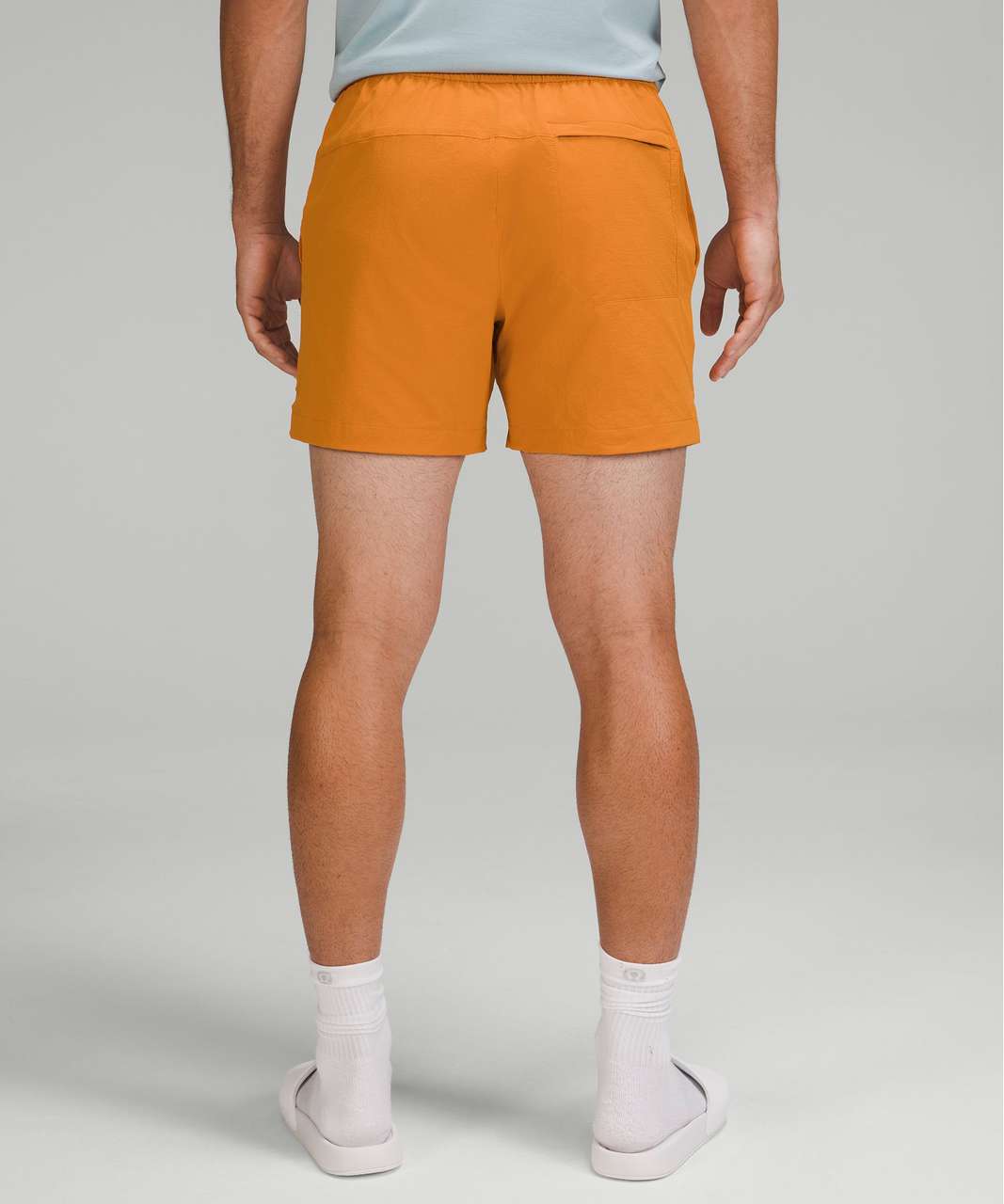 RABIN STRETCH SLIM FIT TAB LEG SHORT ORANGE – P&S Michael