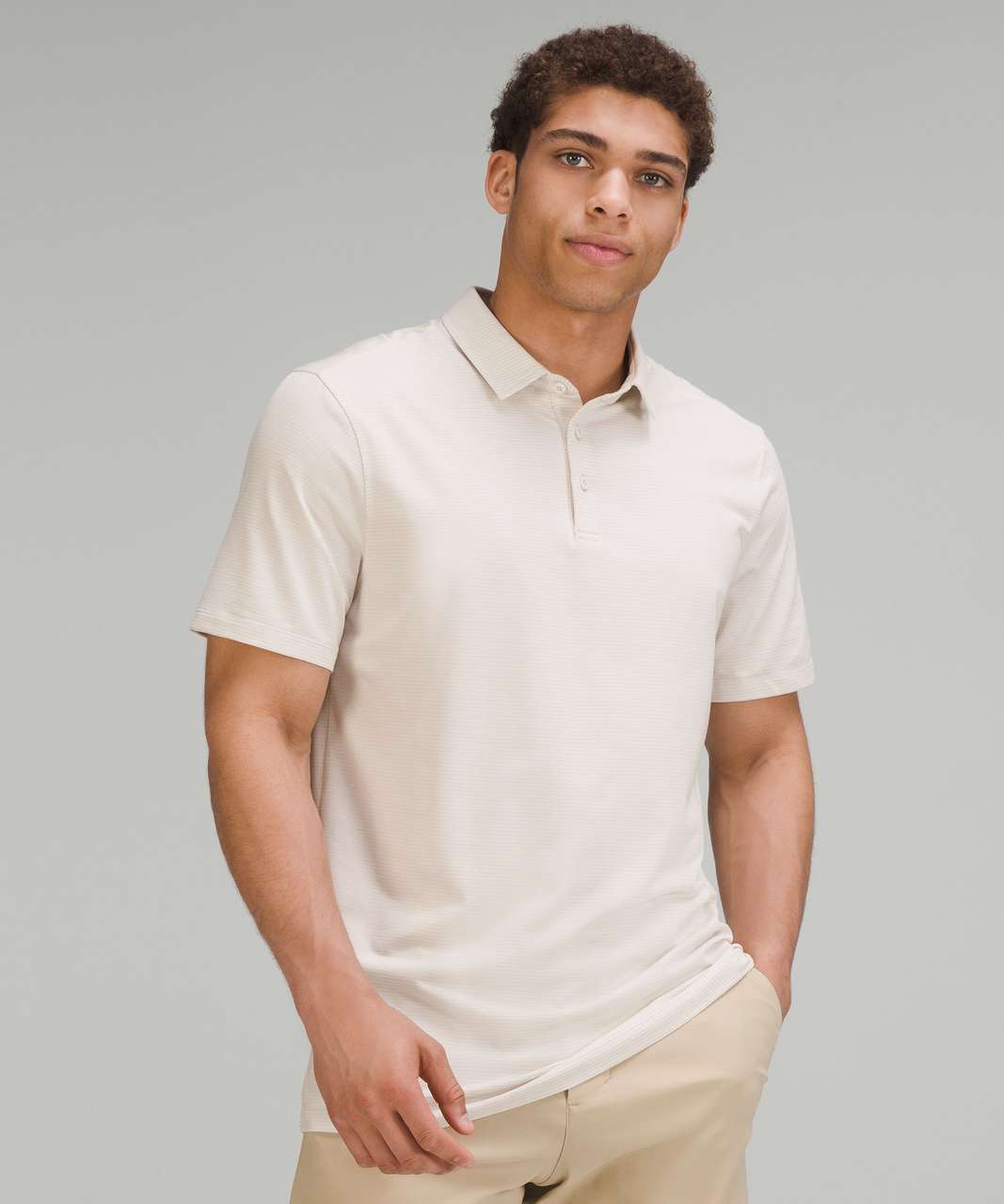 Lululemon Evolution Short Sleeve Polo Shirt - White Opal - lulu