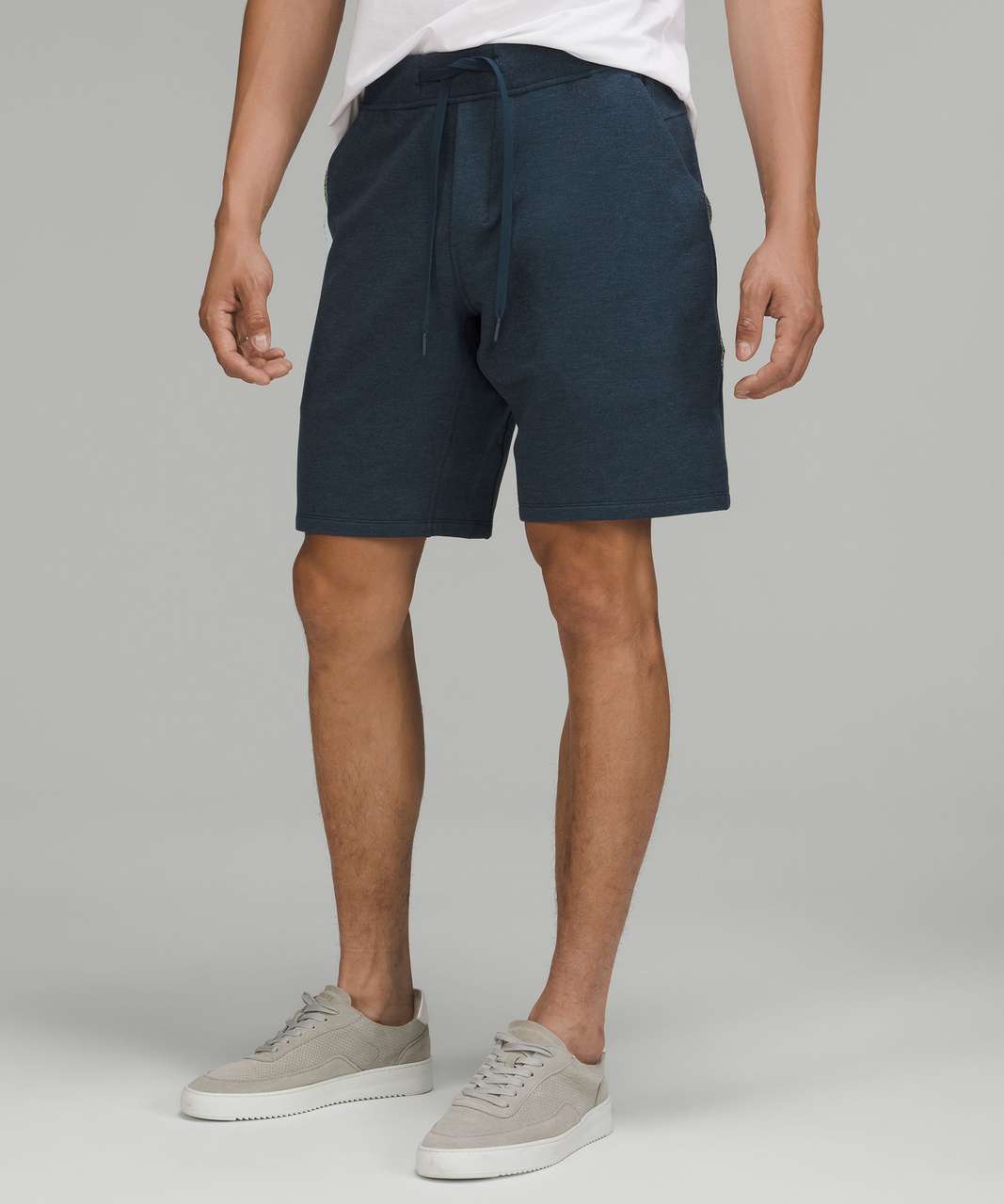 Lululemon City Sweat Short 9" - Heathered True Navy