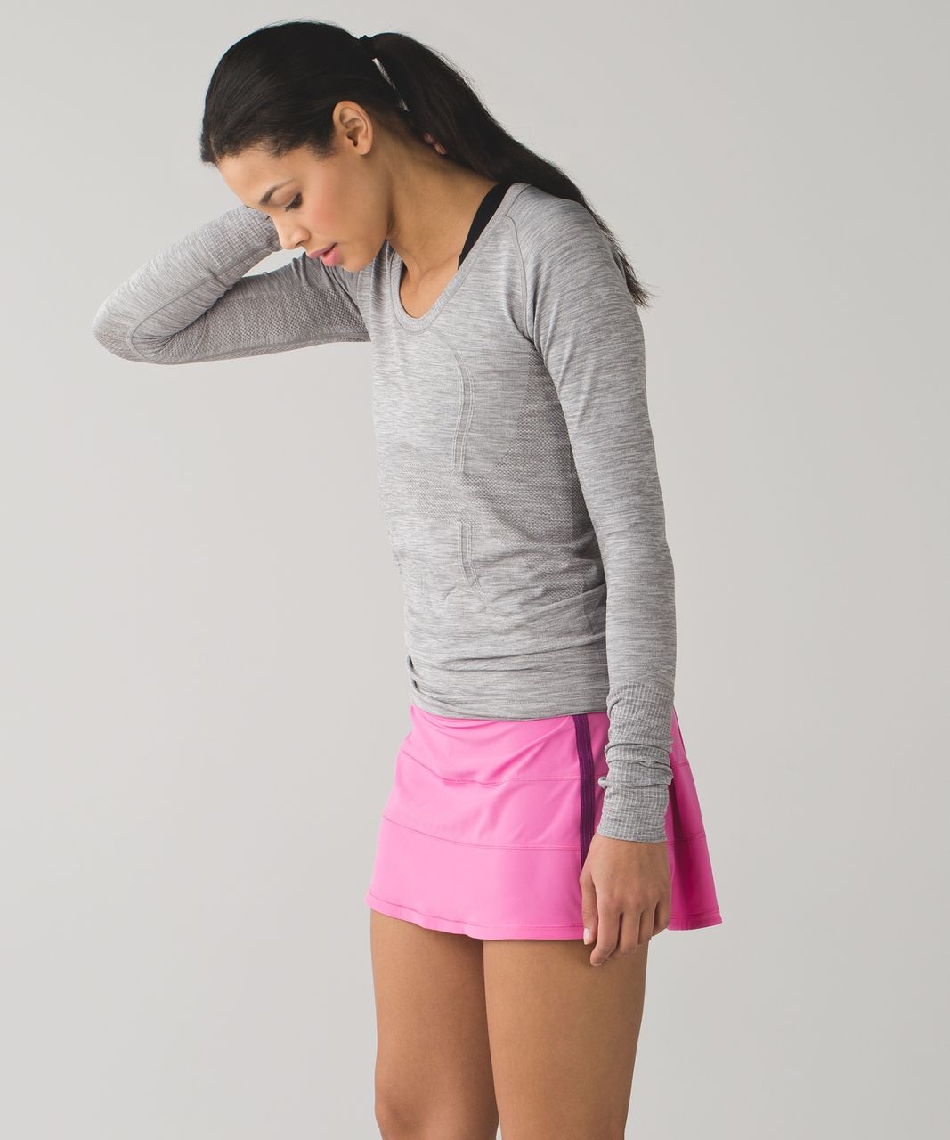 Lululemon Pace Rival Skirt II (Regular) - Pink Paradise / Regal Plum