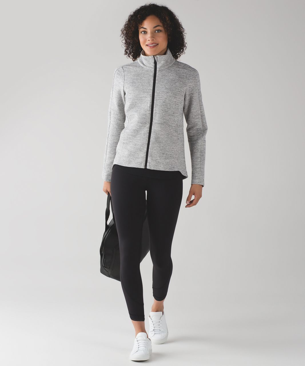 Lululemon Going Places Jacket - Heathered Space Dyed Medium Grey / Black