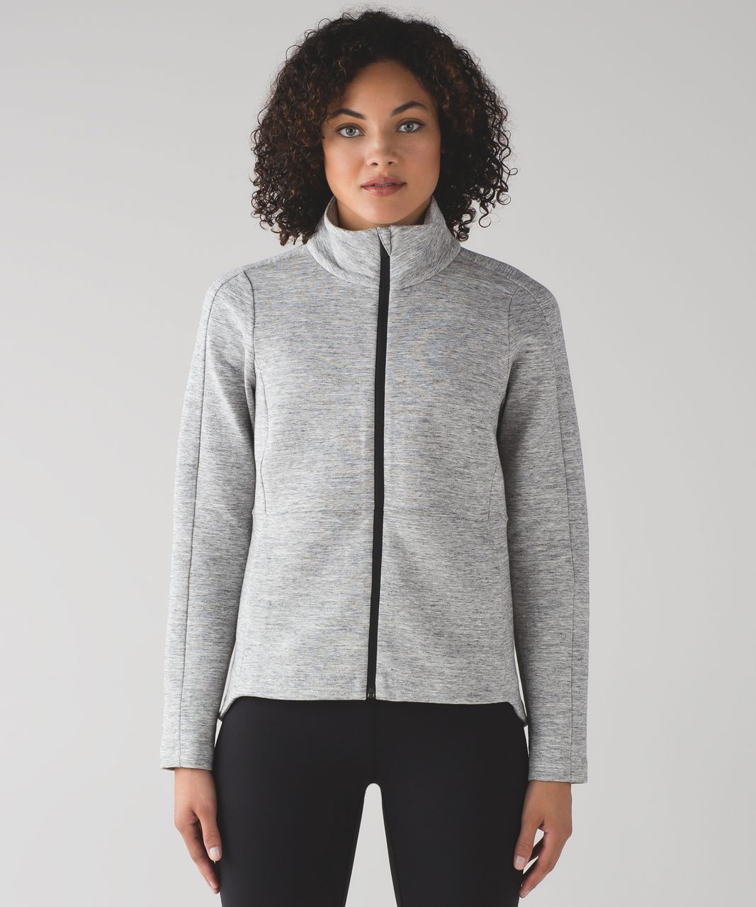 lululemon gray zip up jacket